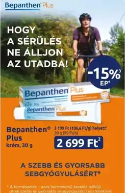 Benu Gyógyszertárak Bepanthen Plus krém ajánlat