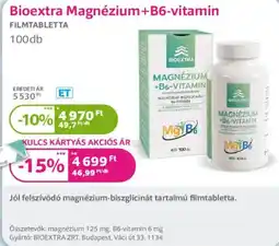 Kulcs Patika Bioextra magnézium+b6-vitamin ajánlat