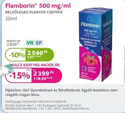 Kulcs Patika Flamborin ajánlat