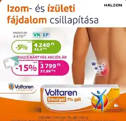 Kulcs Patika Voltaren Emulgel 1% gel ajánlat