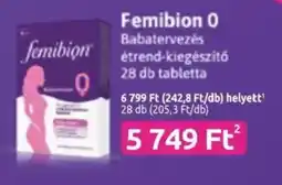 Benu Gyógyszertárak Femibion 0 ajánlat