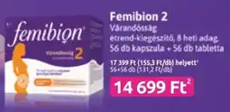 Benu Gyógyszertárak Femibion 2 ajánlat