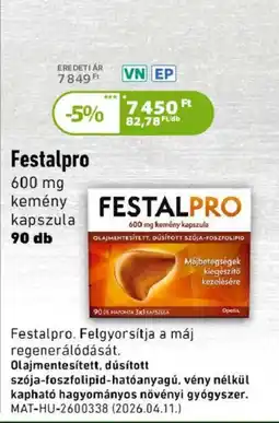 Kulcs Patika Festalpro ajánlat