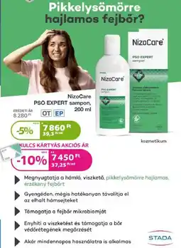 Kulcs Patika Nizocare psó expert sampon ajánlat