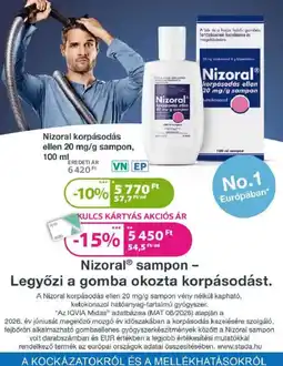 Kulcs Patika Nizoral sampon ajánlat