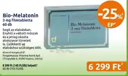 Benu Gyógyszertárak Bio-Melatonin ajánlat
