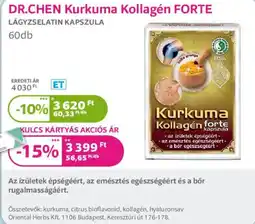 Kulcs Patika Dr.chen kurkuma kollagén forte ajánlat