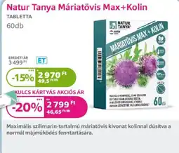 Kulcs Patika Natur Tanya máriatövis max+kolin ajánlat