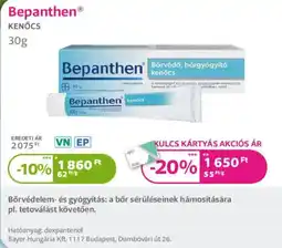 Kulcs Patika Bepanthen kenőcs ajánlat
