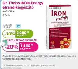 Kulcs Patika Dr. Theiss iron energy ajánlat