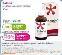 Kulcs Patika Kaloba belsőleges oldatos cseppek ajánlat