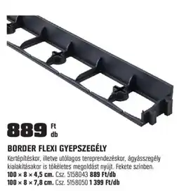 OBI Border flexi gyepszegély ajánlat