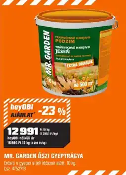 OBI Mr. garden őszi gyept ránya ajánlat