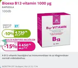 Kulcs Patika Bioextra b12-vitamin ajánlat