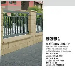 OBI Rivago kerítéselem ajánlat