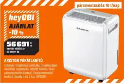 OBI Ariston páratlanító ajánlat