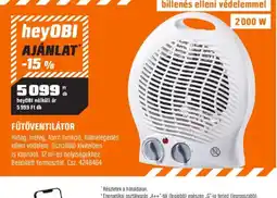 OBI heyOBI fűtőventilátor ajánlat
