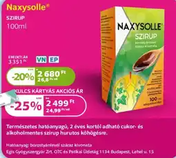 Kulcs Patika Naxysolle szirup ajánlat