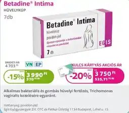 Kulcs Patika Betadine intima ajánlat
