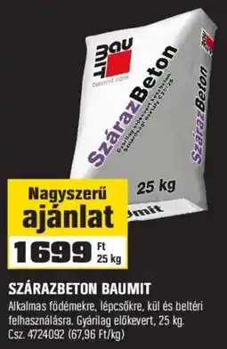 OBI Szárazbeton Baumit ajánlat
