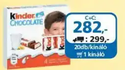 ÁRKLUB Kinder chocolate ajánlat