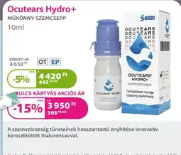 Kulcs Patika Ocuteears hydro+ ajánlat