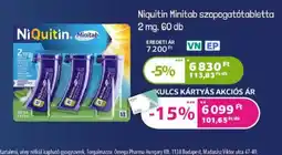 Kulcs Patika Niquitin Minitab szopogatótabletta ajánlat