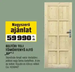 OBI Beltéri Teli Tömörfenyő Ajtó ajánlat