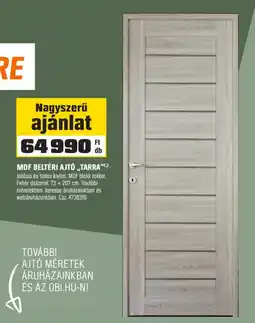 OBI Mdf beltéri ajtó ajánlat