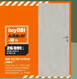 OBI heyOBI MDF beltéri ajtólap ajánlat
