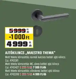 OBI Maestro thema ajtókilincs ajánlat
