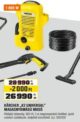 OBI Karcher k2 universal magasnyomasú mosó ajánlat