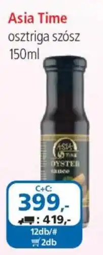 ÁRKLUB Asia Time osztriga szósz ajánlat