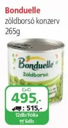 ÁRKLUB Bonduelle zöldborsó konzerv ajánlat