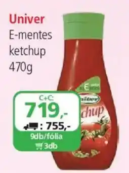ÁRKLUB Univer e-mentes ketchup ajánlat