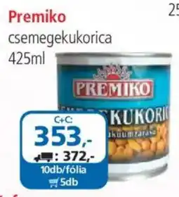 ÁRKLUB Premiko csemegekukorica ajánlat