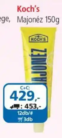 ÁRKLUB Koch's majonéz ajánlat