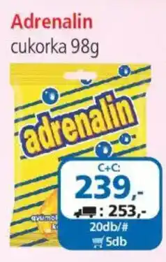 ÁRKLUB Adrenalin cukorka ajánlat