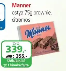 ÁRKLUB Manner ostya ajánlat