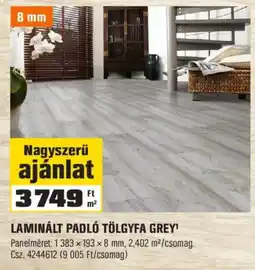 OBI Laminált padló tölgyfa grey ajánlat