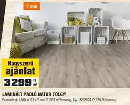 OBI Laminált padló natur tölgy ajánlat