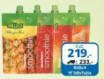 ÁRKLUB Hello smoothie ajánlat