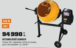 OBI Bomber betonkeverő ajánlat