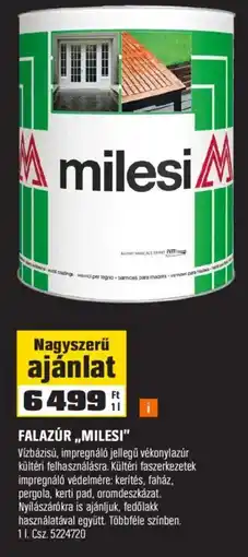 OBI Falazúr milesi ajánlat