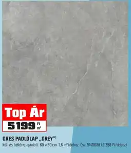 OBI Gres padlólap grey ajánlat