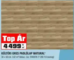 OBI Kültéri gres padlólap natural ajánlat