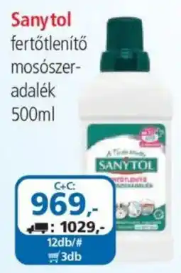 ÁRKLUB Sanytol fertotlenito mososzer-adalék ajánlat