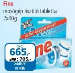 ÁRKLUB Fine mosógép tisztító tabletta ajánlat