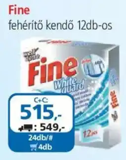 ÁRKLUB Fine fehérítő kendő ajánlat