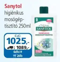 ÁRKLUB Sanytol higiénikus mosógéptisztító ajánlat
